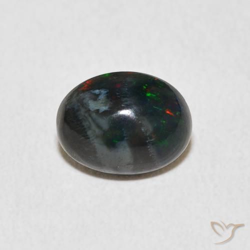 1.16ct Natürlicher Mehrfarbig Opal, Oval, Lichtundurchlässig, Photo A