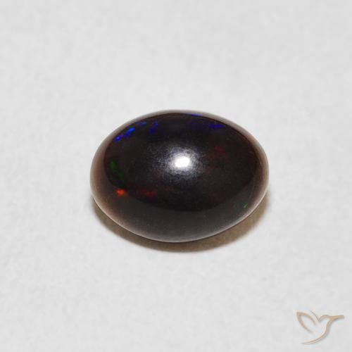 0.82ct Natürlicher Mehrfarbig Opal, Oval, Lichtundurchlässig