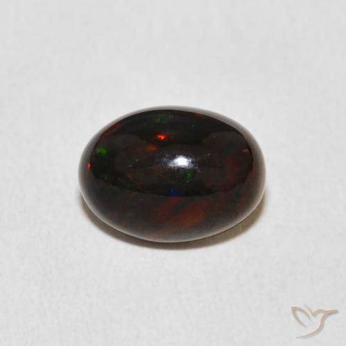 2.46ct Natürlicher Mehrfarbig Opal, Oval, Lichtundurchlässig, Photo A