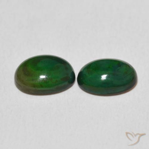 1.45 ct natürliche Mehrfarbig Opal-Edelsteine, Oval, Lichtundurchlässig