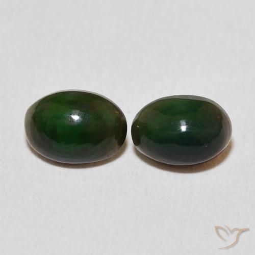 0.92ctw Natürlicher Mehrfarbig Opal, Oval, Lichtundurchlässig