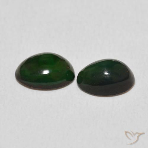 0.92 ct natürliche Mehrfarbig Opal-Edelsteine, Oval, Lichtundurchlässig
