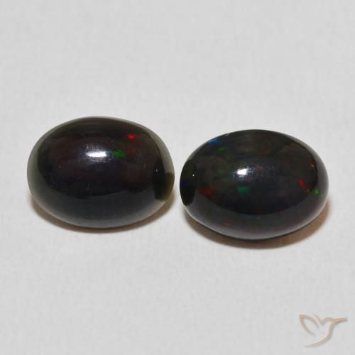 1.97ctw Natürlicher Mehrfarbig Opal, Oval, Lichtundurchlässig