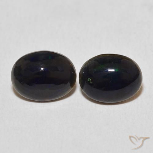 1.75ctw Natürlicher Mehrfarbig Opal, Oval, Lichtundurchlässig