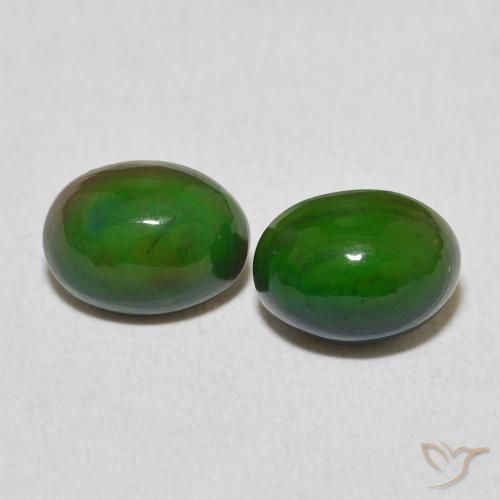 1.72ctw Natürlicher Mehrfarbig Opal, Oval, Lichtundurchlässig
