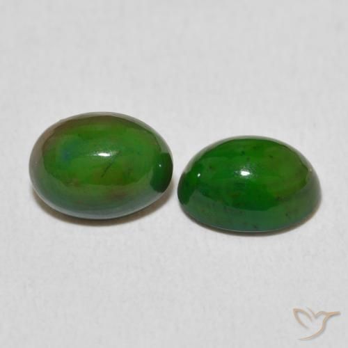 1.72 ct natürliche Mehrfarbig Opal-Edelsteine, Oval, Lichtundurchlässig