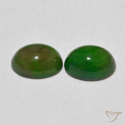 1.72 ct natürliche Mehrfarbig Opal-Edelsteine, Oval, Lichtundurchlässig