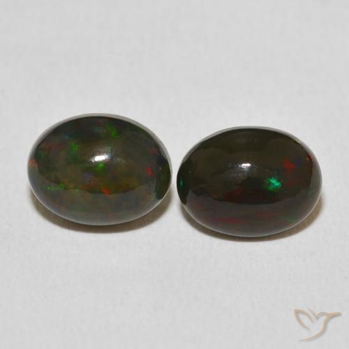 2.62ctw Natürlicher Mehrfarbig Opal, Oval, Lichtundurchlässig