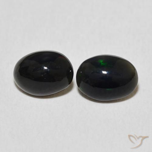 1.28ctw Natürlicher Mehrfarbig Opal, Oval, Lichtundurchlässig
