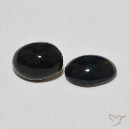 1.28 ct natürliche Mehrfarbig Opal-Edelsteine, Oval, Lichtundurchlässig