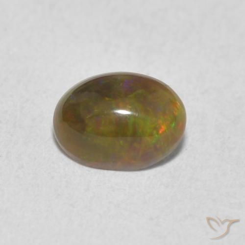9,17 ctw natürlicher Mehrfarbig Opal, Oval, Lichtundurchlässig