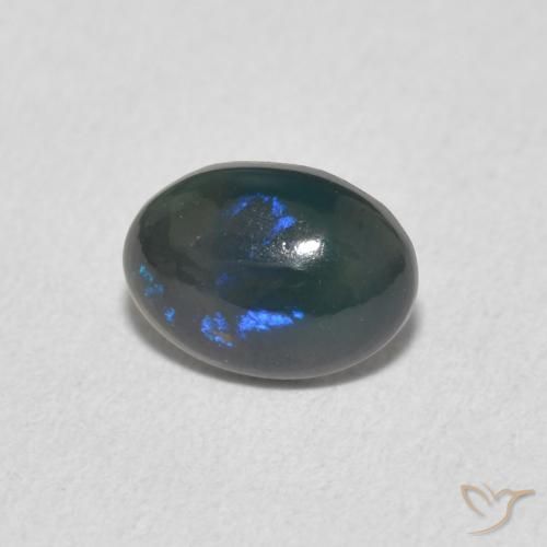 0.49ct Natürlicher Mehrfarbig Opal, Oval, Lichtundurchlässig