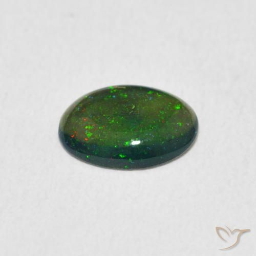 9,17 ctw natürlicher Mehrfarbig Opal, Oval, Lichtundurchlässig