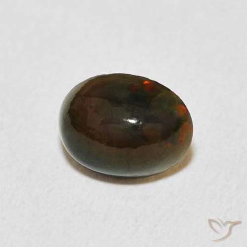 9,17 ctw natürlicher Mehrfarbig Opal, Oval, Lichtundurchlässig