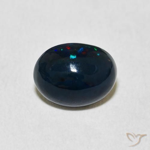 1.10ct Natürlicher Mehrfarbig Opal, Oval, Lichtundurchlässig, Photo A