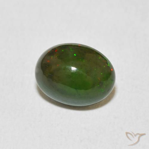 9,17 ctw natürlicher Mehrfarbig Opal, Oval, Lichtundurchlässig