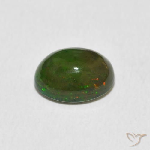9,17 ctw natürlicher Mehrfarbig Opal, Oval, Lichtundurchlässig