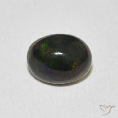 1.40ct Natürlicher Mehrfarbig Opal, Oval, Lichtundurchlässig