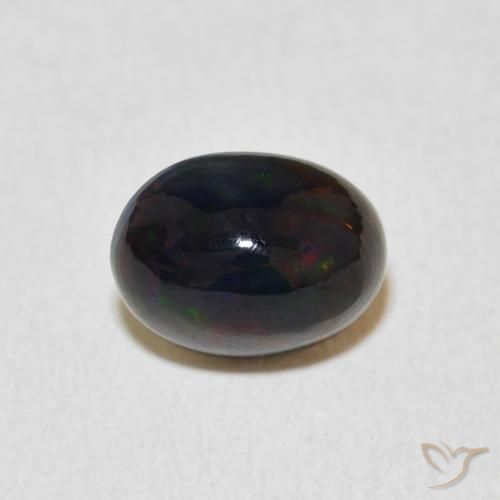 1.29ct Natürlicher Mehrfarbig Opal, Oval, Lichtundurchlässig