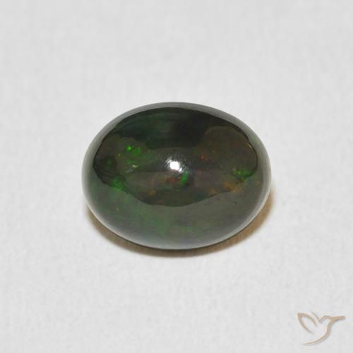 1.19ct Natürlicher Mehrfarbig Opal, Oval, Lichtundurchlässig