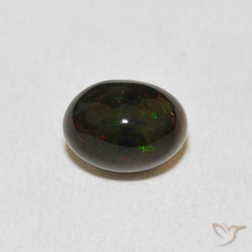 1.09ct Natürlicher Mehrfarbig Opal, Oval, Lichtundurchlässig