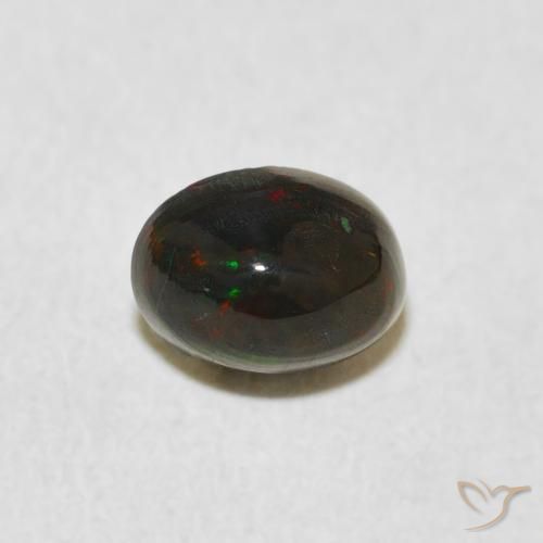 0.62ct Natürlicher Mehrfarbig Opal, Oval, Lichtundurchlässig