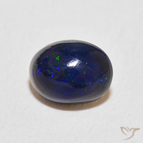 0.92ct Natürlicher Mehrfarbig Opal, Oval, Lichtundurchlässig