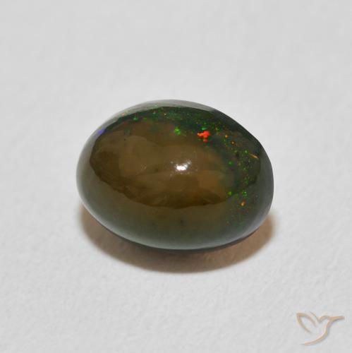 9,17 ctw natürlicher Mehrfarbig Opal, Oval, Lichtundurchlässig