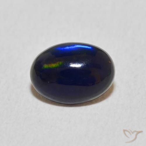 0.35ct Natürlicher Mehrfarbig Opal, Oval, Lichtundurchlässig, Photo A