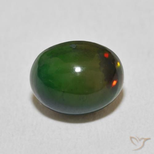 1.37ct Natürlicher Mehrfarbig Opal, Oval, Lichtundurchlässig, Photo A
