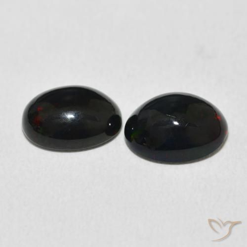 2.23 ct natürliche Mehrfarbig Opal-Edelsteine, Oval, Lichtundurchlässig