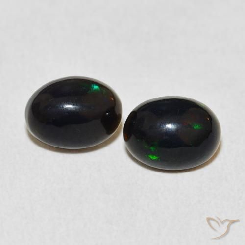 1.53ctw Natürlicher Mehrfarbig Opal, Oval, Lichtundurchlässig, Photo A