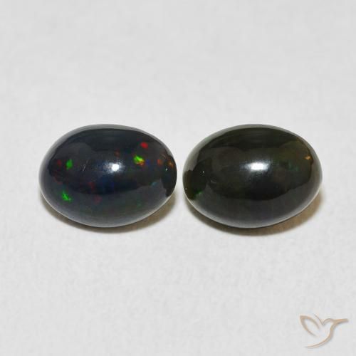 1.58ctw Natürlicher Mehrfarbig Opal, Oval, Lichtundurchlässig