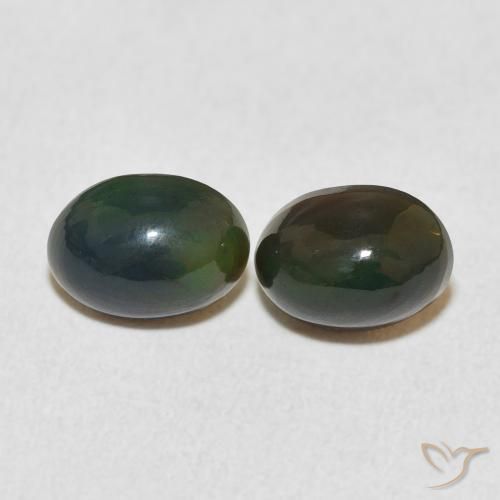 1.61ctw Natürlicher Mehrfarbig Opal, Oval, Lichtundurchlässig, Photo A