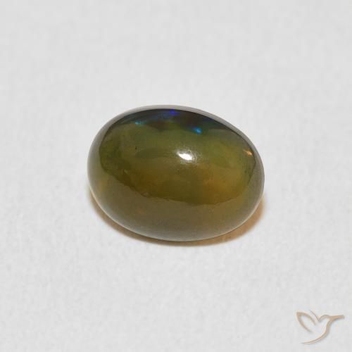 9,17 ctw natürlicher Mehrfarbig Opal, Oval, Lichtundurchlässig