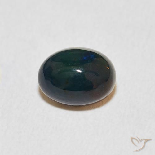 0.98ct Natürlicher Mehrfarbig Opal, Oval, Lichtundurchlässig