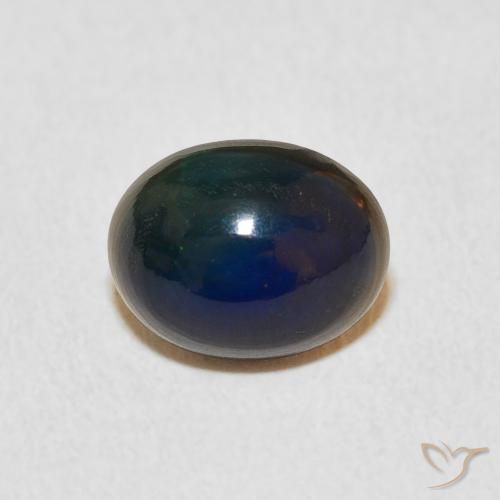 1.15ct Natürlicher Mehrfarbig Opal, Oval, Lichtundurchlässig