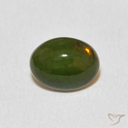 0.95ct Natürlicher Mehrfarbig Opal, Oval, Lichtundurchlässig
