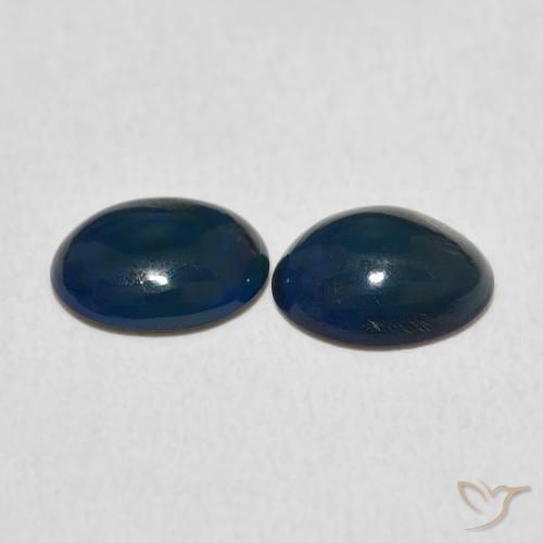 1.05 ct natürliche Mehrfarbig Opal-Edelsteine, Oval, Lichtundurchlässig