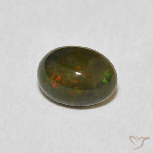 9,17 ctw natürlicher Mehrfarbig Opal, Oval, Lichtundurchlässig