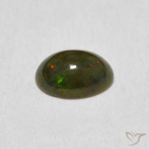 9,17 ctw natürlicher Mehrfarbig Opal, Oval, Lichtundurchlässig
