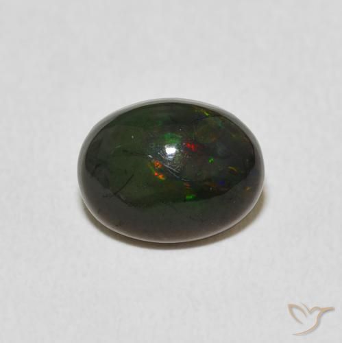 1.21ct Natürlicher Mehrfarbig Opal, Oval, Lichtundurchlässig