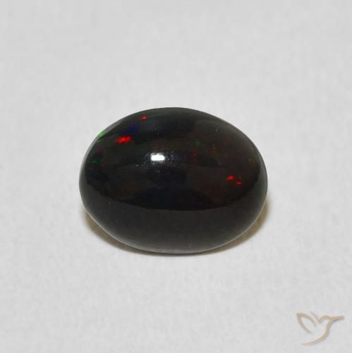 0.78ct Natürlicher Mehrfarbig Opal, Oval, Lichtundurchlässig