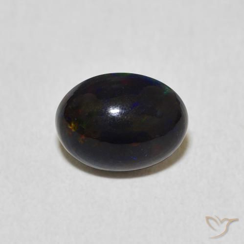 1.09ct Natürlicher Mehrfarbig Opal, Oval, Lichtundurchlässig