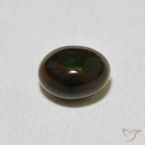 0.67ct Natürlicher Mehrfarbig Opal, Oval, Lichtundurchlässig, Photo A