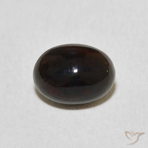 0.76ct Natürlicher Mehrfarbig Opal, Oval, Lichtundurchlässig