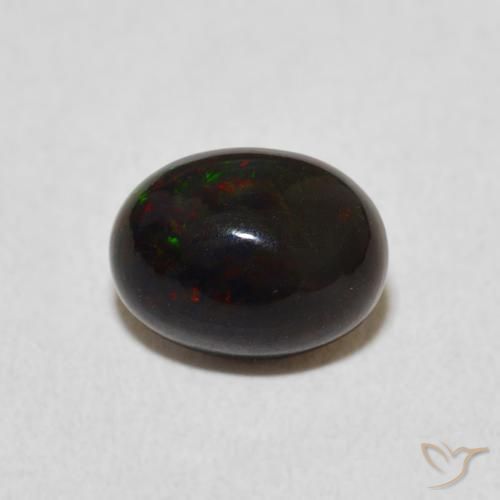0.84ct Natürlicher Mehrfarbig Opal, Oval, Lichtundurchlässig