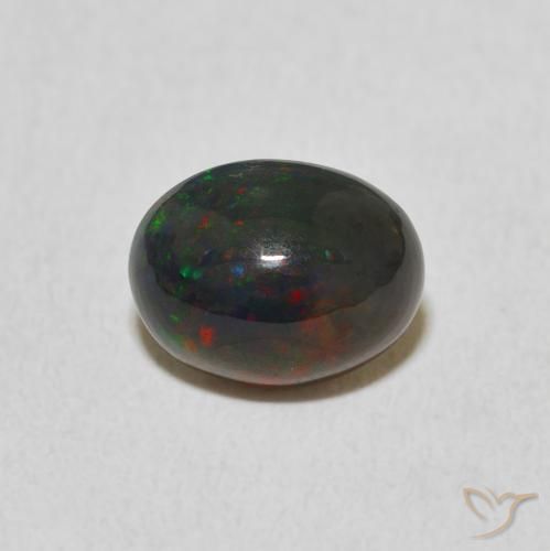 1.17ct Natürlicher Mehrfarbig Opal, Oval, Lichtundurchlässig