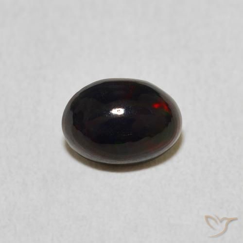 0.46ct Natürlicher Mehrfarbig Opal, Oval, Lichtundurchlässig