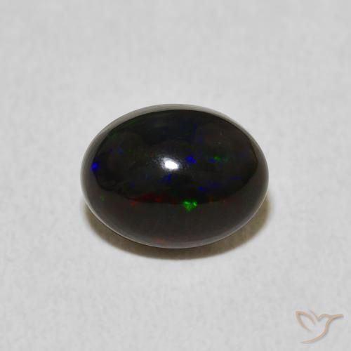 0.86ct Natürlicher Mehrfarbig Opal, Oval, Lichtundurchlässig